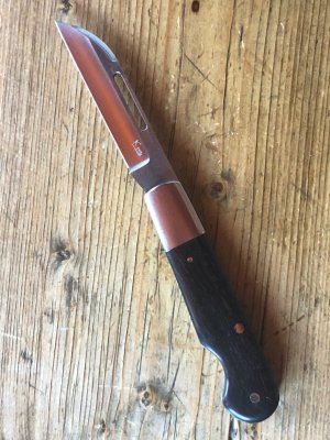 Kroo Swellend EO Jack with African Ebony Scales and Wharncliffe Blade
