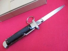 Vintage French Cartailler-Deluc Multi Blade Ring Pull Stiletto - Mint in Box. Vintage French Cartailler-Deluc Multi Blade Ring Pull Stiletto - Mint in Box.