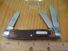 Schrade Old Timer Rough Saw Cut Delrin Stockman Pattern # 80T Schrade Old Timer Rough Saw Cut Delrin Stockman Pattern # 80T