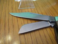 Schrade Old Timer Rough Saw Cut Delrin Stockman Pattern # 80T Schrade Old Timer Rough Saw Cut Delrin Stockman Pattern # 80T
