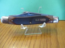 Schrade Old Timer Rough Saw Cut Delrin Stockman Pattern # 80T Schrade Old Timer Rough Saw Cut Delrin Stockman Pattern # 80T