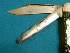 VINTAGE ANTIQUE SYRACUSE TRIANGLE ELECT CO ELECTRICIANS EQUAL END JACK FOLDING POCKET KNIFE KNIVES VINTAGE ANTIQUE SYRACUSE TRIANGLE ELECT CO ELECTRICIANS EQUAL END JACK FOLDING POCKET KNIFE KNIVES