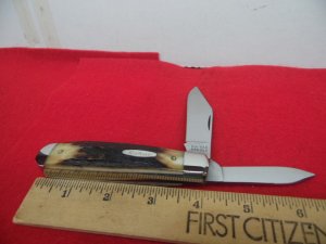 KABAR 1970s AS FAR AS I CAN TELL 1190 STAG JUMBO JACK UNUSED CLEAN NOT MANY FOUND DAILY