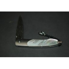 William And Henry Damascus Mother of Pearl Folder William And Henry Damascus Mother of Pearl Folder