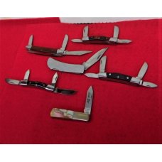 COLLECTORS FIND MINIATURE GROUP OF 4 CONGRESS & 2 SINGLE BLADE KNIVES IMPORTED UNUSED UNDER 3" EA. COLLECTORS FIND MINIATURE GROUP OF 4 CONGRESS & 2 SINGLE BLADE KNIVES IMPORTED UNUSED UNDER 3" EA.