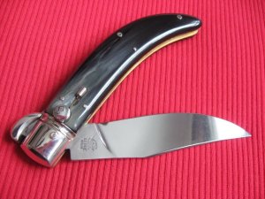 Italian LEPRE Horn Catalana Knife Limited Edition MANIAGO ITALY