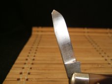 SCHRADE N.Y. U.S.A. OLD TIMER 8OT SR. STOCKMAN TRIPLE HIGH CARBON STEEL BLADE FOLDING POCKET KNIFE