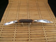 SCHRADE N.Y. U.S.A. OLD TIMER 8OT SR. STOCKMAN TRIPLE HIGH CARBON STEEL BLADE FOLDING POCKET KNIFE