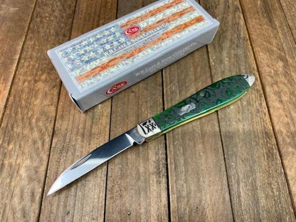 Case Teardrop Jack Bermuda Green Ivy Heart with Scrolled Bolsters Case Teardrop Jack Bermuda Green Ivy Heart with Scrolled Bolsters