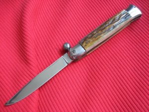 VINTAGE Italian One Handed Opening Knife - New Old Stock