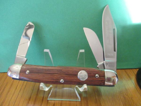 Tree Brand Boker Classic Wood Handle Stockman Model # 7474