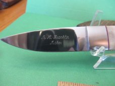 Mike Franklin Custom Stag Fixed Blade Mike Franklin Custom Stag Fixed Blade