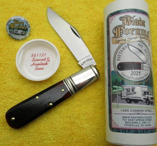 Blade Forums Spring Street Barlow 2021 Pattern 861121 by Great Eastern Cutlery...Second......(903BF)