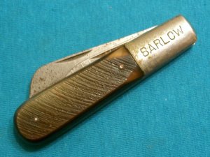 VINTAGE IMPERIAL PROV RI USA BARLOW BAREHEAD FOLDING POCKET KNIFE KNIVES OLD