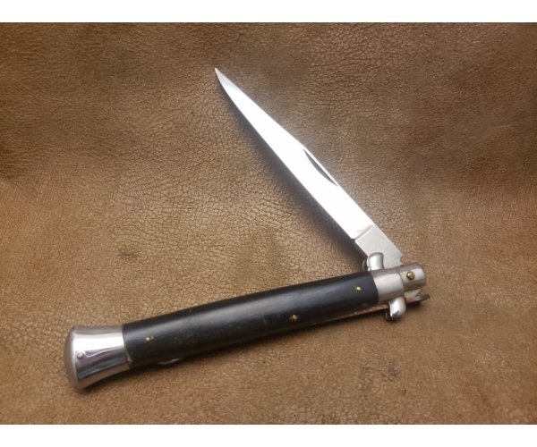Vintage stainless steel Italy 11"  lockback stiletto