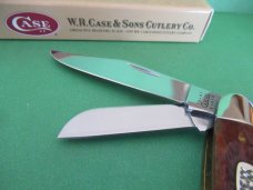 Case XX Transition 2000 Blade & 90's Shield Red Bone Stockman Pattern # 6347 SS Case XX Transition 2000 Blade & 90's Shield Red Bone Stockman Pattern # 6347 SS