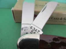 Case XX Transition 2000 Blade & 90's Shield Red Bone Stockman Pattern # 6347 SS Case XX Transition 2000 Blade & 90's Shield Red Bone Stockman Pattern # 6347 SS