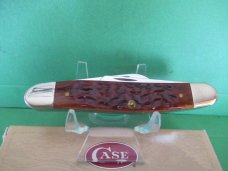 Case XX Transition 2000 Blade & 90's Shield Red Bone Stockman Pattern # 6347 SS Case XX Transition 2000 Blade & 90's Shield Red Bone Stockman Pattern # 6347 SS