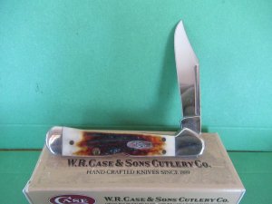 Case XX 2008 Red Stag Mini Copper Lock Pattern # R 51749L SS