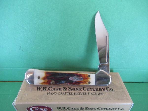 Case XX 2008 Red Stag Mini Copper Lock Pattern # R 51749L SS