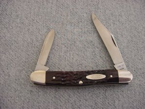 Vintage CASE XX 06247 PEN "lightening Bolt SS"  U.S.A. 8 Dot Pen Knife 