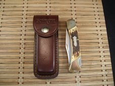 SCHRADE UNCLE HENRY LB8 PAPA BEAR U.S.A MADE LARGE VINTAGE LOCK BACK UNUSED CONDITION POCKET KNIFE 