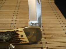 SCHRADE UNCLE HENRY LB8 PAPA BEAR U.S.A MADE LARGE VINTAGE LOCK BACK UNUSED CONDITION POCKET KNIFE 