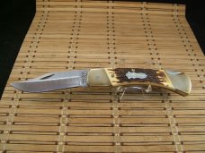 SCHRADE UNCLE HENRY LB8 PAPA BEAR U.S.A MADE LARGE VINTAGE LOCK BACK UNUSED CONDITION POCKET KNIFE 