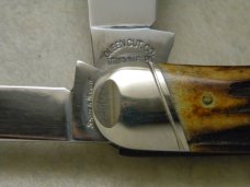 Schatt & Morgan Titusville PA. 2005 Stag 033163 Rail Splitter Stockman Knife in Box Schatt & Morgan Titusville PA. 2005 Stag 033163 Rail Splitter Stockman Knife in Box