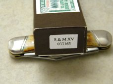 Schatt & Morgan Titusville PA. 2005 Stag 033163 Rail Splitter Stockman Knife in Box Schatt & Morgan Titusville PA. 2005 Stag 033163 Rail Splitter Stockman Knife in Box