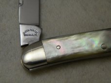 Schatt & Morgan Titusville PA. 2005 Black Lip Mother of Pearl 151116 Mini Toothpick Knife in Box Schatt & Morgan Titusville PA. 2005 Black Lip Mother of Pearl 151116 Mini Toothpick Knife in Box