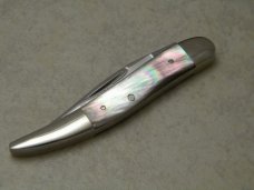 Schatt & Morgan Titusville PA. 2005 Black Lip Mother of Pearl 151116 Mini Toothpick Knife in Box Schatt & Morgan Titusville PA. 2005 Black Lip Mother of Pearl 151116 Mini Toothpick Knife in Box