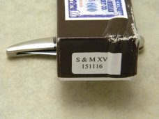 Schatt & Morgan Titusville PA. 2005 Black Lip Mother of Pearl 151116 Mini Toothpick Knife in Box