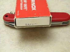Victorinox Switzerland Rostfrei Red Safari Multi Tool Swiss Army Knife NIB
