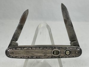 1920-1942 SHAPLEIGH HDW CO. (Schrade Cut Co.) Sterling Double Automatic USED 