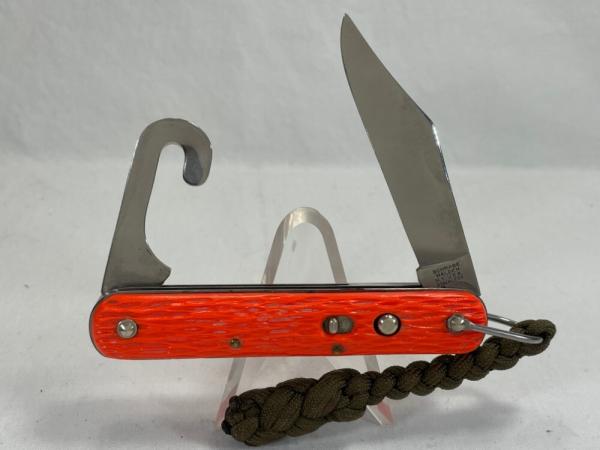 Vietnam War Era SCHRADE WALDEN MC-1 2nd Model Orange Paratrooper Automatic MINT NO BOX 