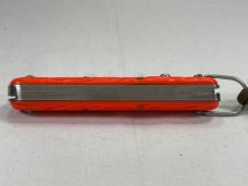 Vietnam War Era SCHRADE WALDEN MC-1 2nd Model Orange Paratrooper Automatic MINT NO BOX 