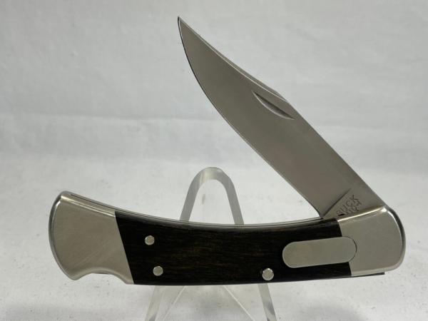 2006 BUCK USA 110 Ebony Automatic Folding Lockback Hunter MINT IN POUCH 