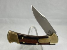 2006 BUCK USA 112 Wood Automatic Folding Lockback Ranger w/ Pouch NEAR MINT 2006 BUCK USA 112 Wood Automatic Folding Lockback Ranger w/ Pouch NEAR MINT