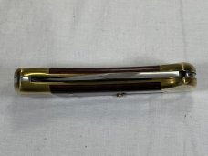 2006 BUCK USA 112 Wood Automatic Folding Lockback Ranger w/ Pouch NEAR MINT 2006 BUCK USA 112 Wood Automatic Folding Lockback Ranger w/ Pouch NEAR MINT