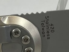 BOKER MAGNUM Silver Tanto Folding Automatic MINT IN POUCH BOKER MAGNUM Silver Tanto Folding Automatic MINT IN POUCH