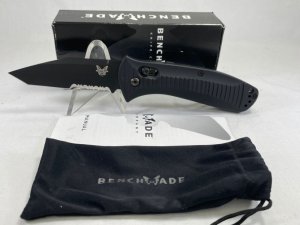 BENCHMADE USA 5300SBK Mel Pardue Design Presidio Axis Lock Auto MINT IN BOX 
