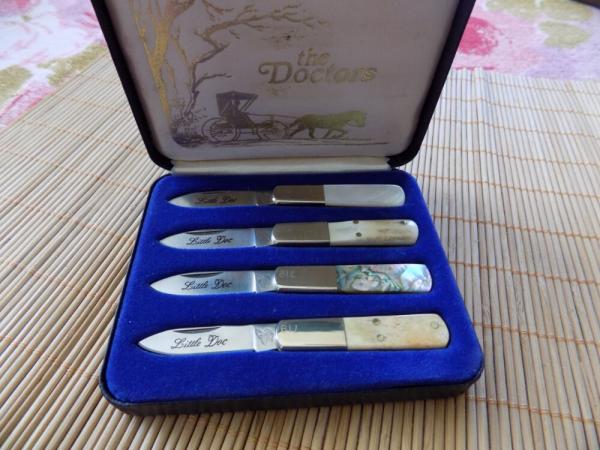 Four Doctors knives in original box-Frost Cutlery