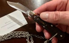 Great Eastern Cutlery Tidioute #151118B&C Boys Knife, Dark Chestnut Peach Seed Handle, New (GEC 15) Great Eastern Cutlery Tidioute #151118B&C Boys Knife, Dark Chestnut Peach Seed Handle, New (GEC 15)
