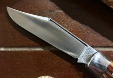 Great Eastern Cutlery Tidioute #151118B&C Boys Knife, Dark Chestnut Peach Seed Handle, New (GEC 15) Great Eastern Cutlery Tidioute #151118B&C Boys Knife, Dark Chestnut Peach Seed Handle, New (GEC 15)