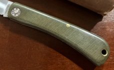 Great Eastern Cutlery Farm & Field 715121 Bullnose, Green Linen Micarta Handle, New (GEC 71) Great Eastern Cutlery Farm & Field 715121 Bullnose, Green Linen Micarta Handle, New (GEC 71)
