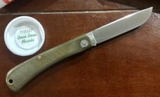 Great Eastern Cutlery Farm & Field 715121 Bullnose, Green Linen Micarta Handle, New (GEC 71) Great Eastern Cutlery Farm & Field 715121 Bullnose, Green Linen Micarta Handle, New (GEC 71)