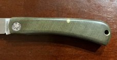 Great Eastern Cutlery Farm & Field 715121 Bullnose, Green Linen Micarta Handle, New (GEC 71) Great Eastern Cutlery Farm & Field 715121 Bullnose, Green Linen Micarta Handle, New (GEC 71)