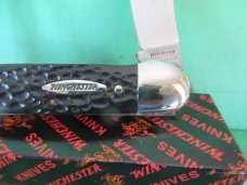 Winchester Black Delrin Jigged Handle Canoe Pattern # 29017 Winchester Black Delrin Jigged Handle Canoe Pattern # 29017