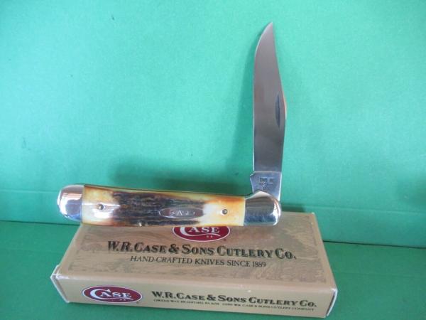 Case XX 1981 Stag Handle Single Blade Copperhead Pattern # 5149 SSP